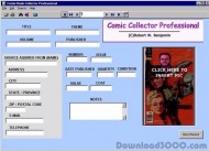 Comic Collector Professional screenshot